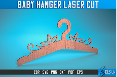 Baby Hanger Laser Cut SVG | Baby Design Laser Cut SVG Design | CNC Fil