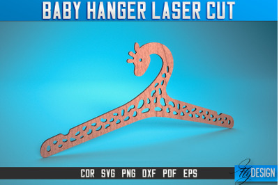 Baby Hanger Laser Cut SVG | Baby Design Laser Cut SVG Design | CNC Fil