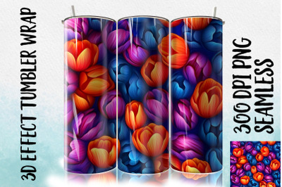 3D Tulip Tumbler Wrap 1