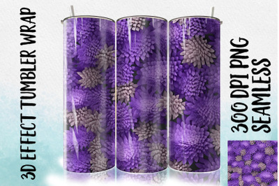 3D Lavender Tumbler Wrap 1