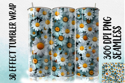 3D Daisy Tumbler Wrap 1