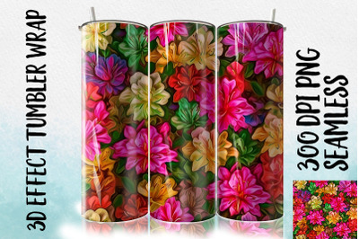 3D Azalea Tumbler Wrap 1