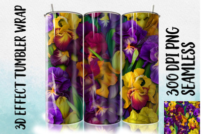 3D Iris Tumbler Wrap