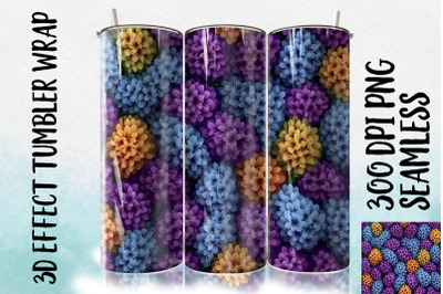 3D Hyacinth Tumbler Wrap