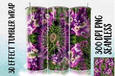 3D Foxglove Tumbler Wrap