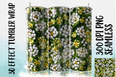 3D Leucojum Tumbler Wrap 3