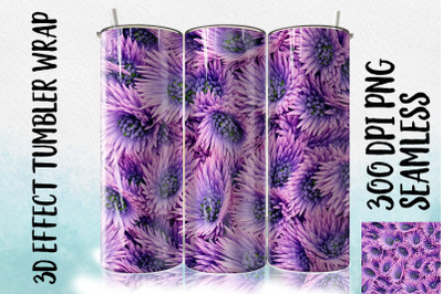 3D Lavender Tumbler Wrap 3