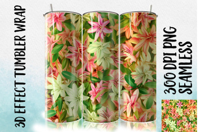 3D Honeysuckle Tumbler Wrap 3