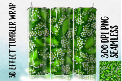 3D Lily of the valley Tumbler Wrap 3