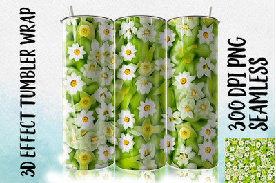 3D Leucojum Tumbler Wrap