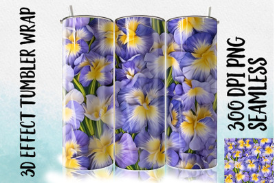 3D Iris reticulata Tumbler Wrap