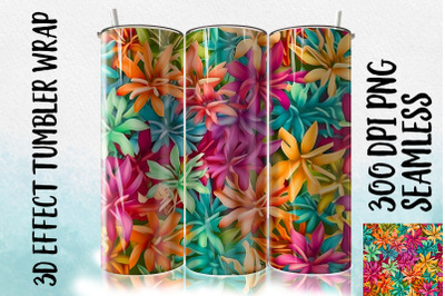 3D Honeysuckle Tumbler Wrap