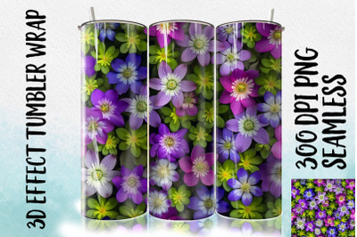 3D Hepatica Tumbler Wrap