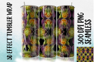 3D Fritillaria meleagris Tumbler Wrap