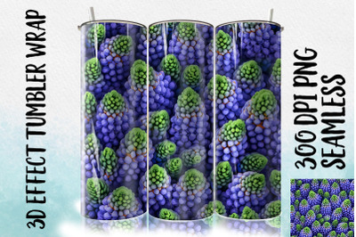 3D Muscari Tumbler Wrap 1