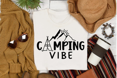 Camping SVG Quotes Camping Vibe