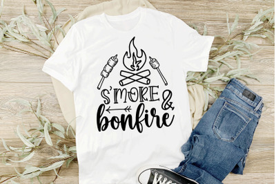 Camping SVG Quotes Smore Bonfire