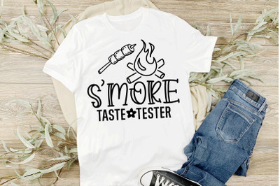 Camping SVG Quotes Smore Taste Tester