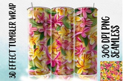 3D Honeysuckle Tumbler Wrap 1