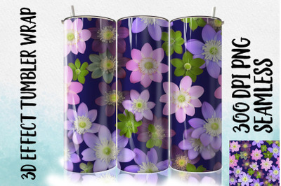 3D Hepatica Tumbler Wrap 1