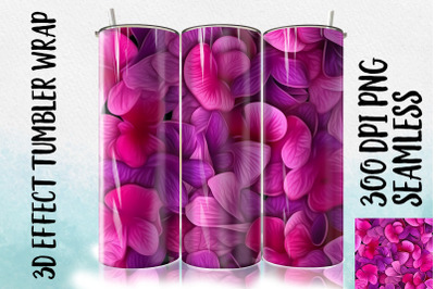 3D Cyclamen Tumbler Wrap 1