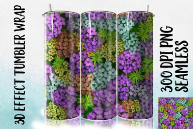 3D Verbena Tumbler Wrap 2