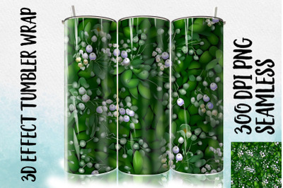 3D Lily of the valley Tumbler Wrap 2