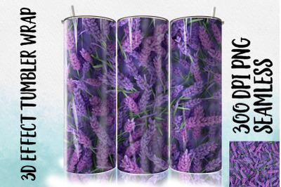 3D Lavender Tumbler Wrap 2