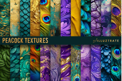 Peacock Digital Textures | Purple Textures | Vibrant