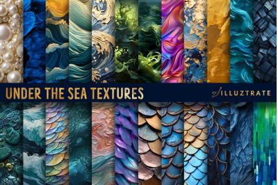 Under the Sea Digital Textures | Ocean Textures