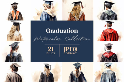 Graduation Watercolor Collection