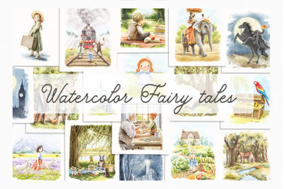 Watercolor fairy tales