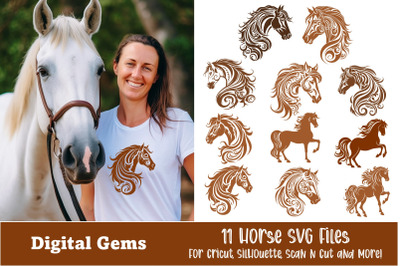 Exquisite Horse 11 SVG file Collection