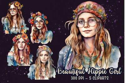 Beautiful Hippie Girl Sublimation