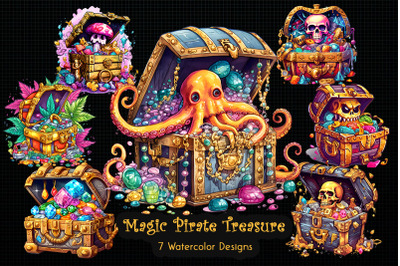 Magic Pirate Treasure Sublimation