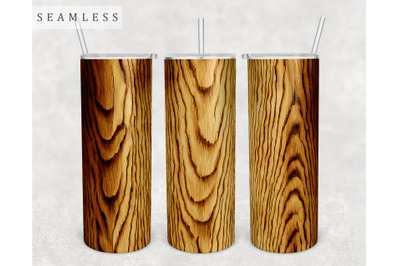 Wood Grain Tumbler Wrap, 20 Oz Skinny Tumbler Sublimation Design, PNG