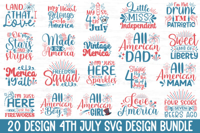 4th July SVG Bundle