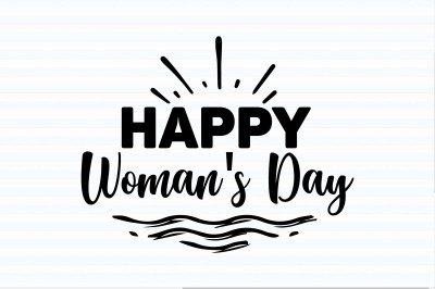 Happy Woman&#039;s Day svg