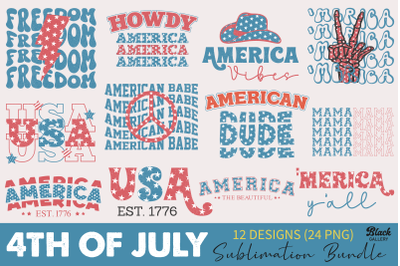 4th of July PNG Bundle