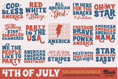 4th of July SVG Design Bundle