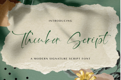 Thinker Script - Signature Font