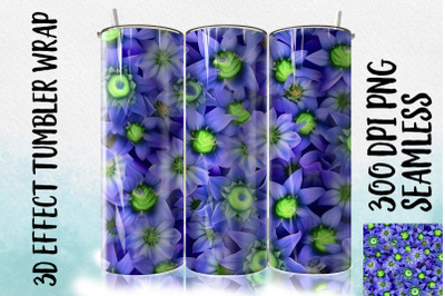 3D Bluebell Tumbler Wrap