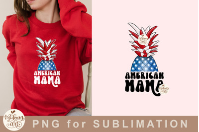 American Mama PNG, Sublimation Design Download