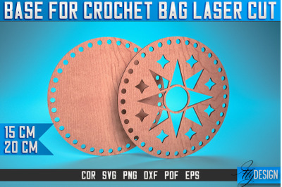 Base for Crochet Bag Laser Cut SVG | Accessories Laser Cut SVG Design