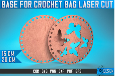 Base for Crochet Bag Laser Cut SVG | Accessories Laser Cut SVG Design