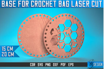 Base for Crochet Bag Laser Cut SVG | Accessories Laser Cut SVG Design