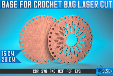 Base for Crochet Bag Laser Cut SVG | Accessories Laser Cut SVG Design