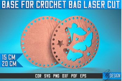 Base for Crochet Bag Laser Cut SVG | Accessories Laser Cut SVG Design