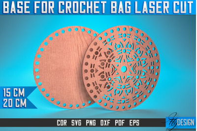 Base for Crochet Bag Laser Cut SVG | Accessories Laser Cut SVG Design