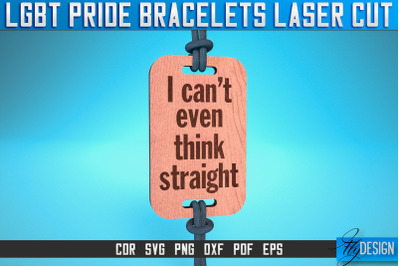 LGBT Pride Bracelets Laser Cut SVG | Accessories Laser Cut SVG Design